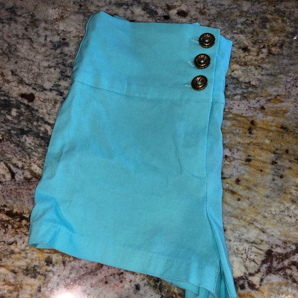 Turquoise Shorts - Picture 2 of 4